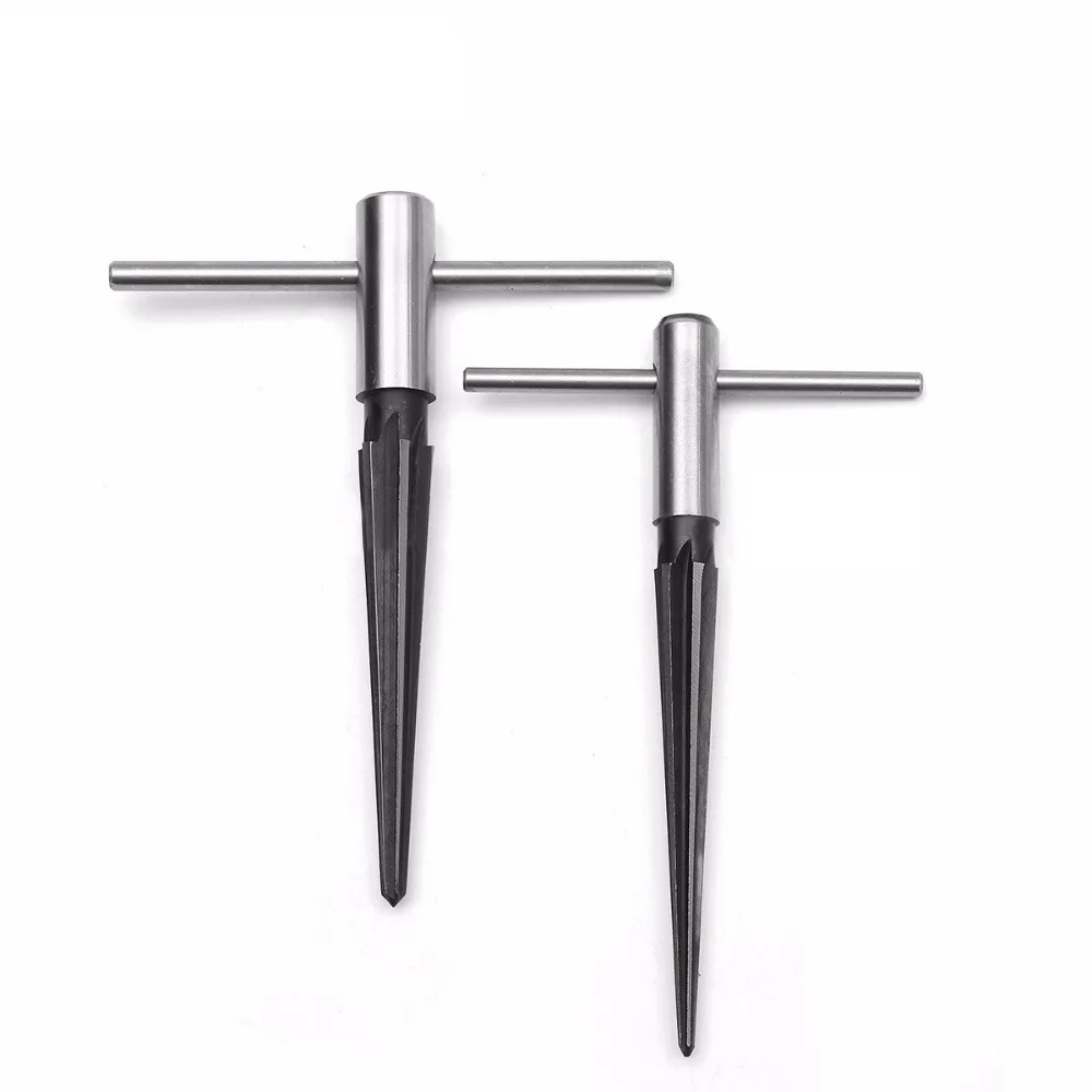 Handheld Tapered Reamer Set 1/8-1/2 Inch & 5/32-5/8 Inch Bridge Pin Hole Tapered Reamers Machinist Luthier Tools hand reamer