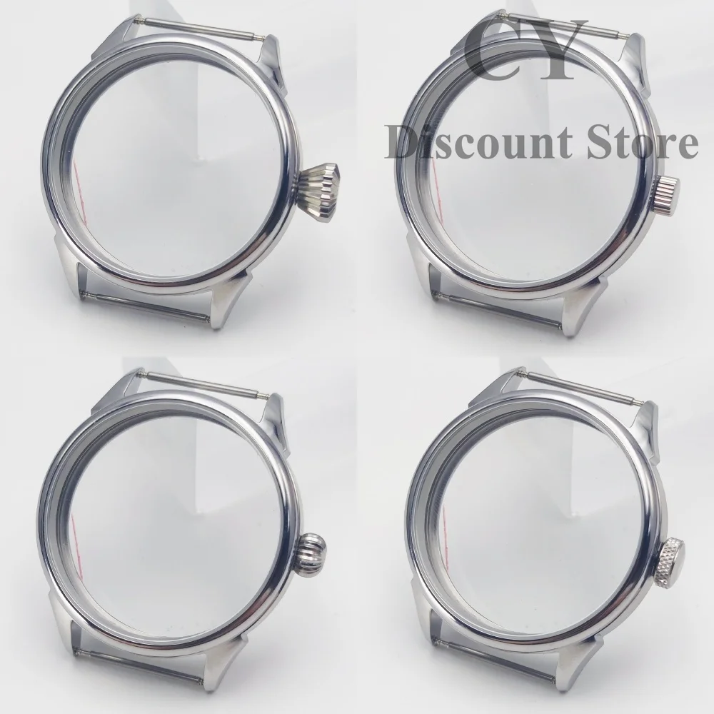 Silver Stainless Steel 42mm Watch Case