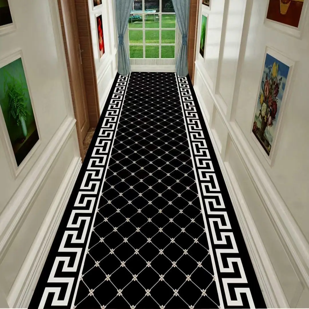 Alfombras de pasillo largas en 3D, alfombras de lujo, decoración para sala  de estar, alfombras para el hogar, dormitorio, Villa, entrada, pasillo –  Los mejores productos en la tienda online Joom Geek