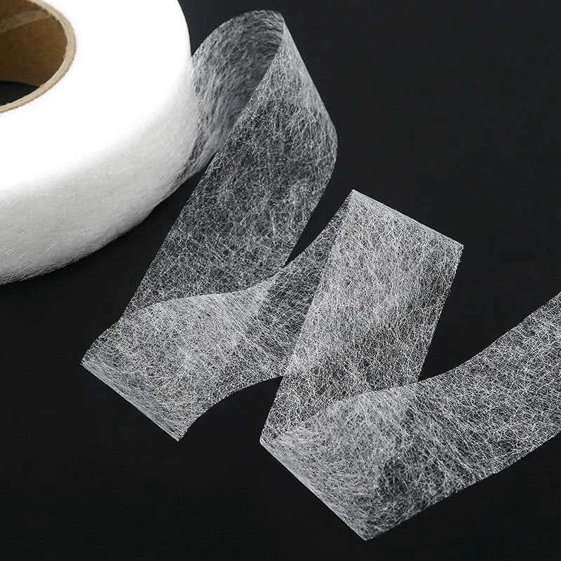 White Black Double-Sided Hot Melt Adhesive Interlining Tape Patchwork  Hemming Material DIY Clothes Sewing Accessories 68Yards - AliExpress