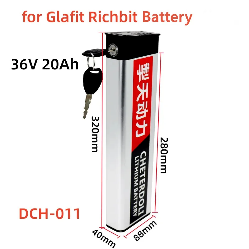 

36V foldable electric built-in battery 36V 10.5Ah 20Ah upgraded Vivi 20 20 "Ancher AM1908 battery 40 * 88 * 320mm 20 16 inches