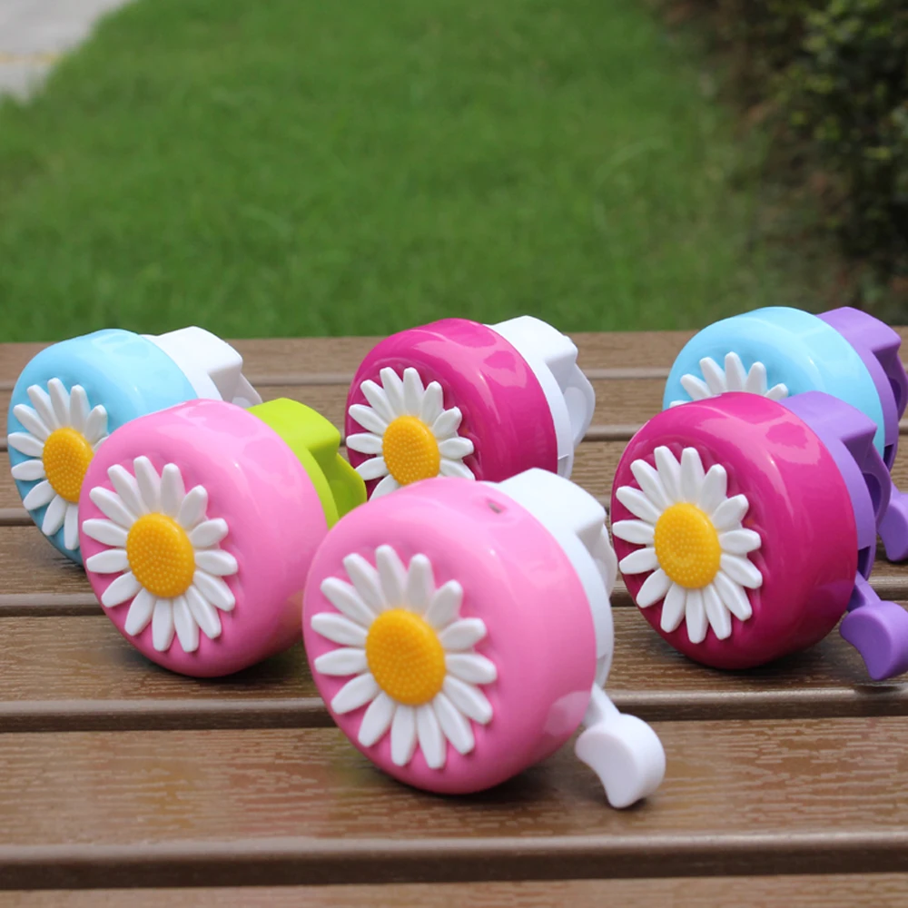 

Kids Bell For Bicycle Boys Girls Cute Daisy Flower Horns Bike Accessories Children Safety Cycling Ring Alarm For Handlebar