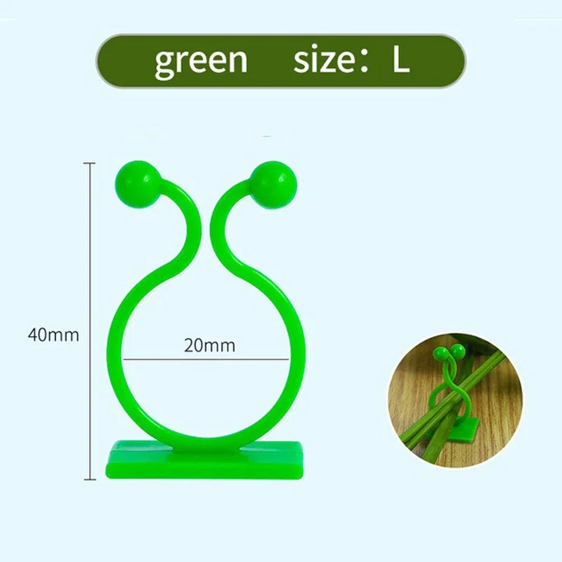 Yasmous 50 clip autoadesive da parete per piante da arrampicata e rampicante, clip per viti invisibili, fissaggio a parete, gancio adesivo da parete per giardinaggio e piante