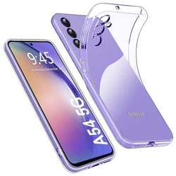 Premium Transparent Silicone Phone Case - Durable Protective Cover with Soft Touch Finish for A05S (Clear Case)