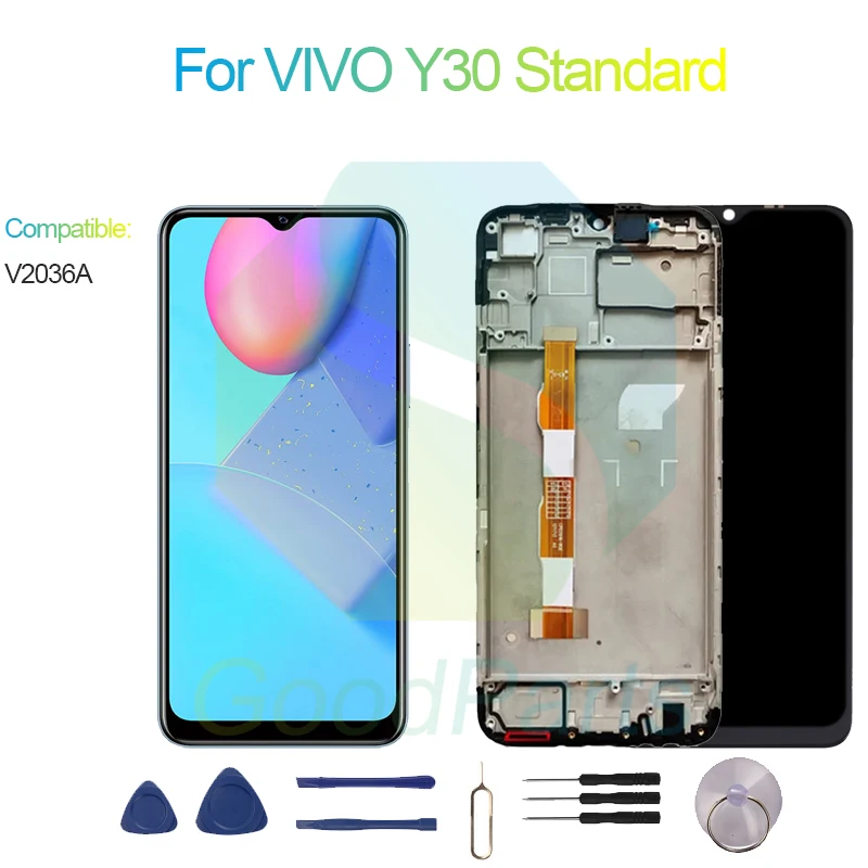 

For VIVO Y30 Standard Screen Display Replacement 1600*720 V2036A For VIVO Y30 Standard LCD Touch Digitizer