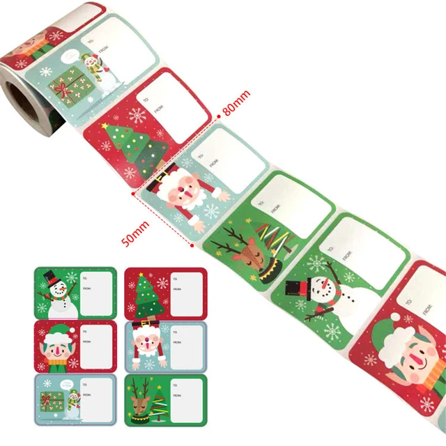 48/72/108Pcs Merry Christmas DIY Gift Stickers Name Tags Present Seal Label  Stickers Christmas Gift Packaging Decoration - AliExpress