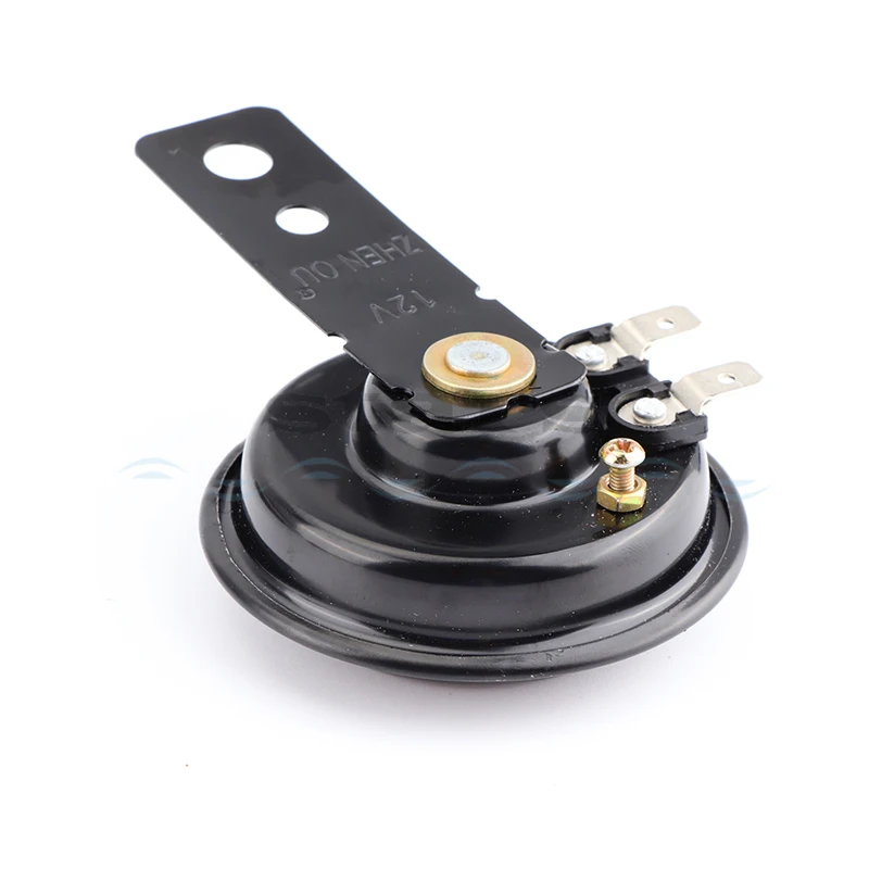 Universal 12 24 36 48 60V Motorcycle Electric Horn Kit Signal Speaker Waterproof Round Loud Horn For Scooter Moped Dirt Bike ATV