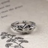 Anime Frieren Ring Frieren Himmel Cosplay Adjustable Metal Rings Unisex Jewelry Pendant Accessory Fans Gift 5
