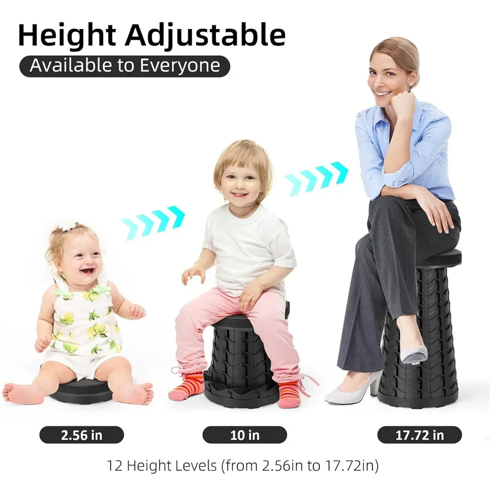 Portable Telescopic Stool Lightweight Camping Folding Stool Fishing Chair Travel Outdoor Hiking Beach Retractabl folding stool,folding chair