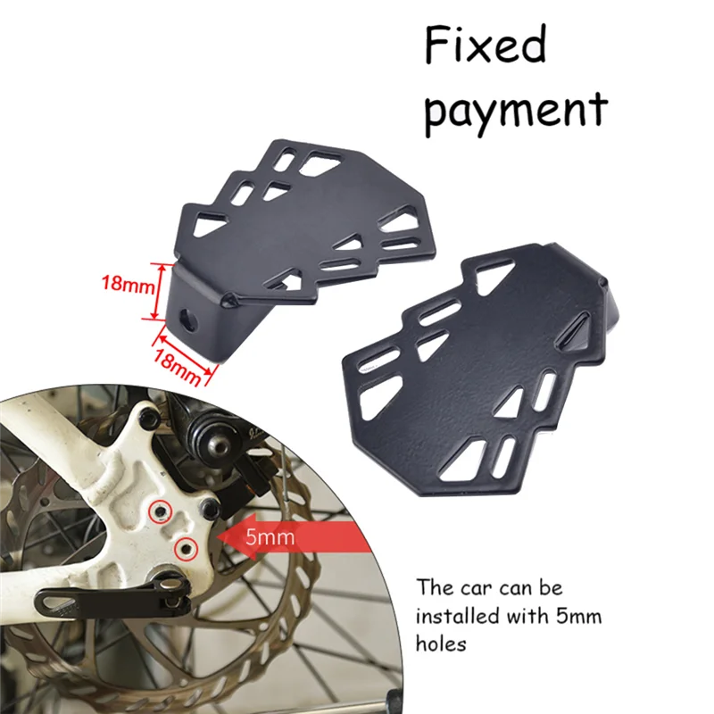 HOES-Bicycle Rear Seat Pedal Mountain Bike Rear Wheel Manned Foot Bike Accessories