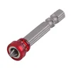 Magnetic Screwdriver Bit PH2 Cross-head 1/4 Inch Hex Shank Screwdriver Holder Ring for House Working Electric Screwdriver Kit 5
