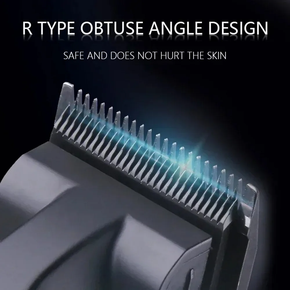 Description Picture 6 of itemProfessional Hair Clipper For Men Adjustable Cordless Electric Hair Trimmer Rechargeable Hair Cutting Machine Lithium