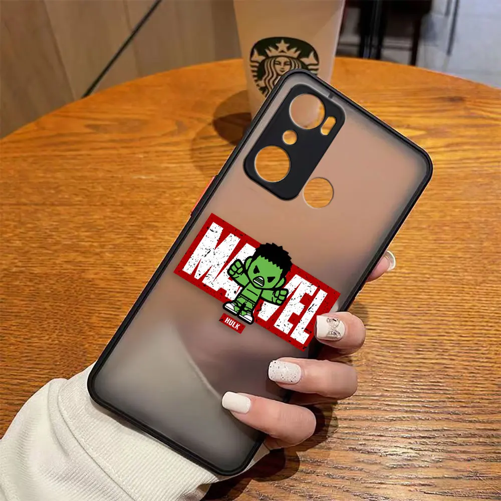 thumbnail image 1 of Funda mate para infinix HOT 20I 12 12I 11 11S 10 10I 10S PLAY 9 Pro POVA 3 CAMON 15 17P funda el guapo dibujos animados de Los Vengadores de Marvel, 1 of 5
