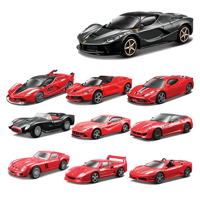 Bburago 1:43 Ferrari Collection Laferrari Enzo 250 458 488 Gtb Alloy Luxury Vehicle Diecast Cars Model Toy Collection Kids Gift 5