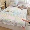 100% Cotton Bedsheet Adults Kids Fitted Sheet Skin-friendly Bed Cover Cartoon Style Bed Linen drap de lit(Pillowcase Need Order) 4