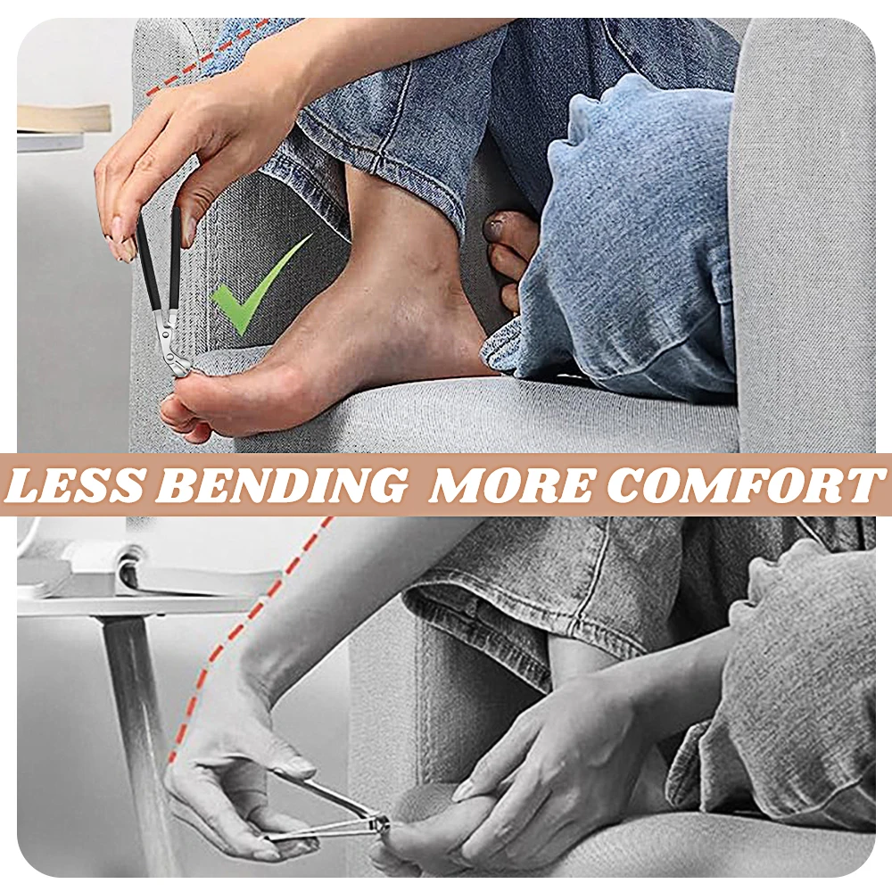 Nail Clipper with Catcher for Thick Nails 1PCS