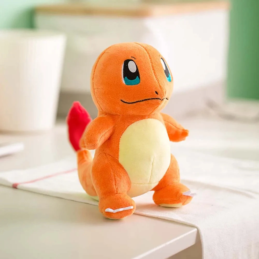 25cm Pokemon Plush Stuffed Toys Kawaii Pikachu Squirtle Turtle Charmander Jigglypuff Bulbasaur Psyduck Pokémon Anime Kids Gift