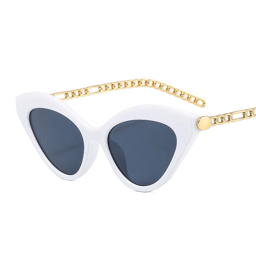New Fashion Designer Women Sunglasses For Men Modern Cat Eye Frame Sun Glasse Brand Quality Ins Trending Shades UV400 Eyeglasses 12