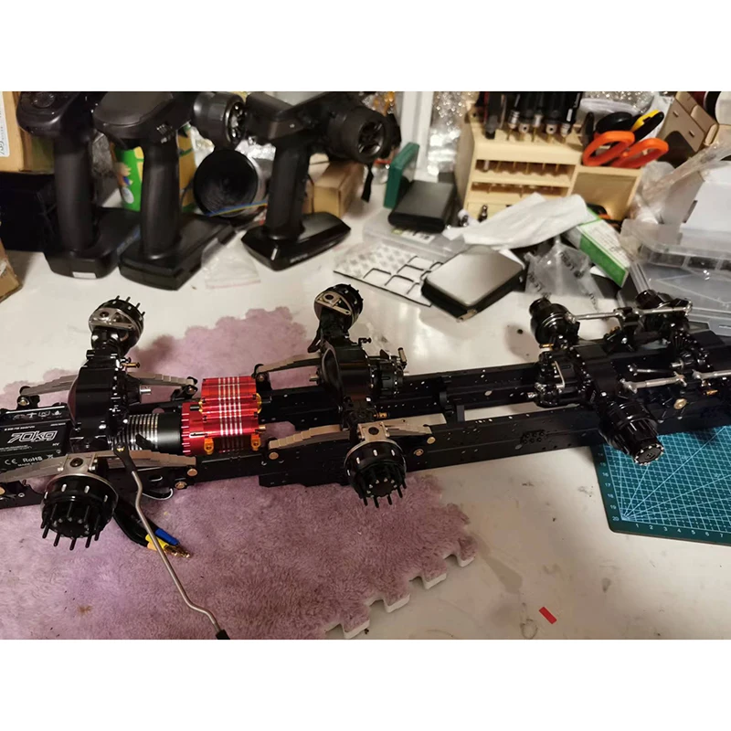 CNC Red 2-speed Planetary Gearbox 1:64 Reduction Ratio for 1