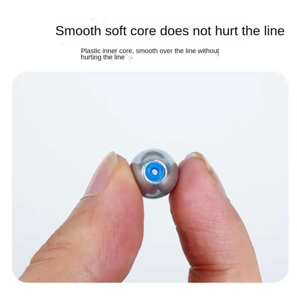 20pcs Fishing Alloy carbon steel material Sinkers Big Hollow Lure Weights Fishing Tackle3g/4g/5g/6g/7g/8g/9g/10g