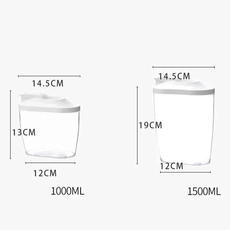 Food Storage Containers with Lids Stackable Treat Box Containers for Kitchen Pantry Organization Containers for Rice Dispenser 6