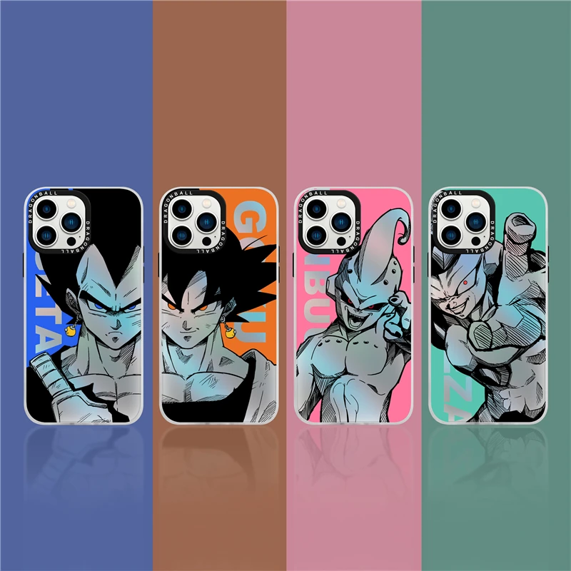 ドラゴンボールZ漫画電話カバー,iPhone 11, 12, 13, 14, 15,pro