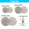 20sets/lot 10mm-18mm Magnetic Buttons Bags Clasp Snaps Magnet Automatic Adsorption Thin Wallet Button DIY Sewing Craft With Box 2