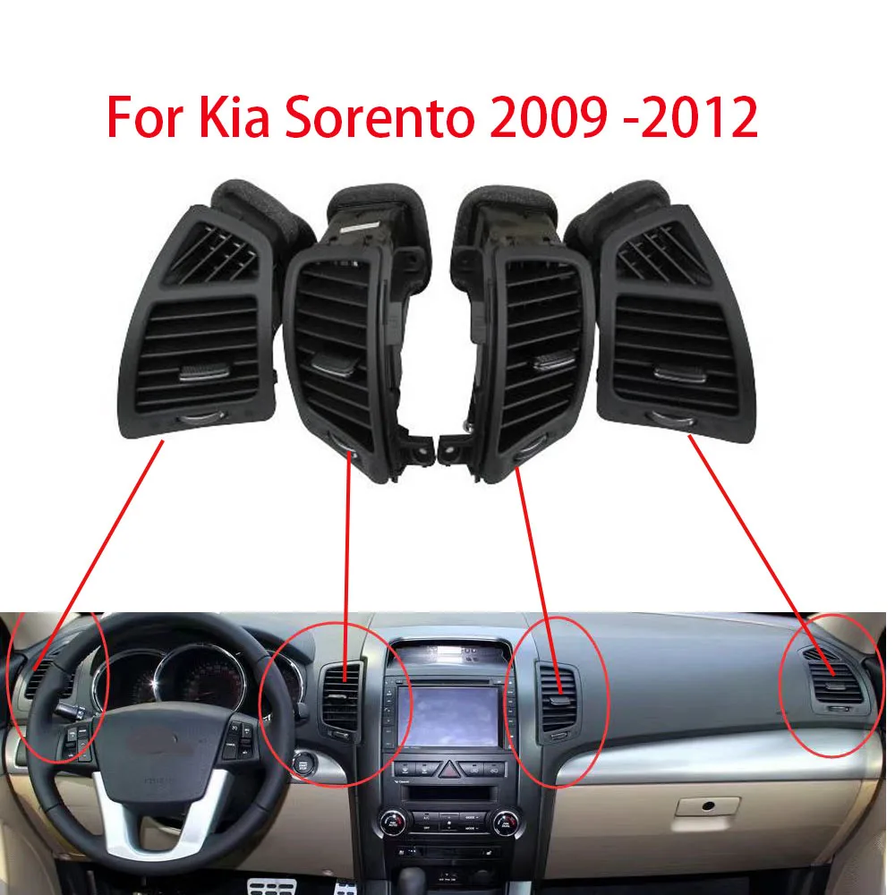 A/C Air Vent Outlet Air-conditioning Installation For Kia Sorento 2009-2012 Fresh Air Outlet Vent Assembly