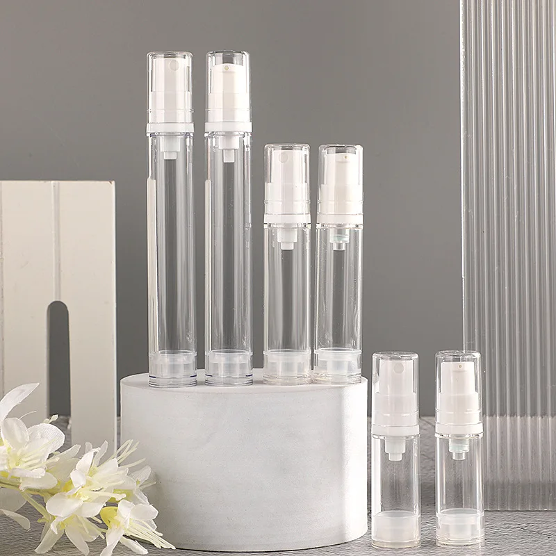 

5ml 10ml 12ml 15ml Vacuum Travel Refillable Bottle Vacuum Lotion Spray Bottle Cosmetic Packaging Sub-Bottling Liquid Container