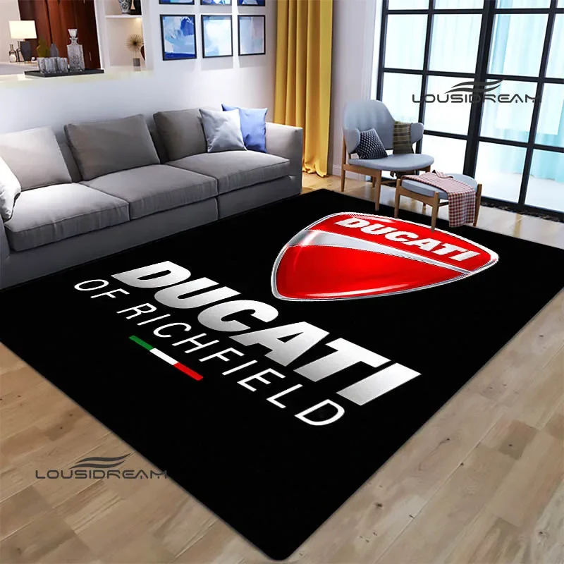 3D D-Ducatiss motorcycle printed carpet outdoor rug area rug kawaii room decor bedroom decor Non-slip carpet birthday gift plush rug,decorative carpet,silk wool rug,plush carpet,non slip carpet,imitated cashmere carpet