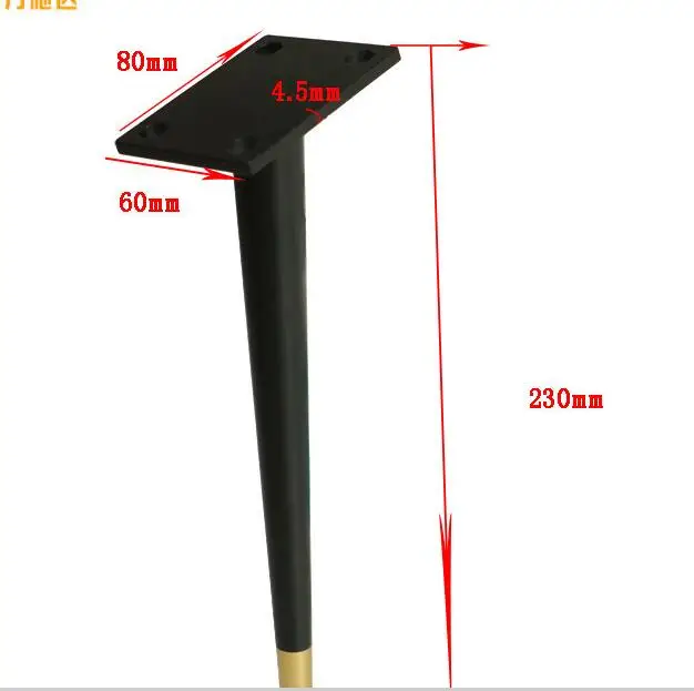 Iron beveled sofa legs coffee table hardware accessories