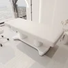 Heating 4 Motors Electric Control Luxury Massage Bed Cosmetic Spa Bed With Light And Chair 3