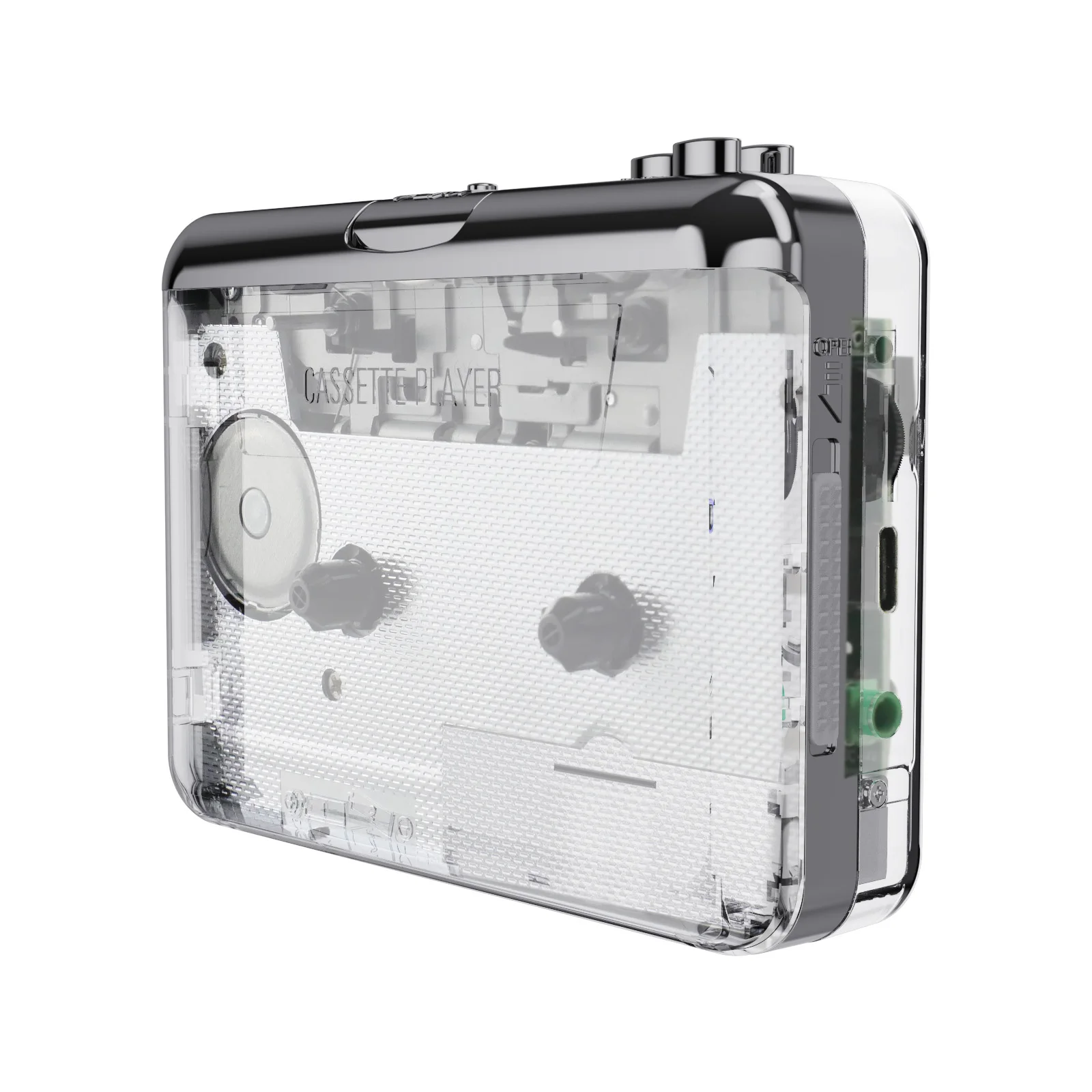 ezcap218PT Cassette Tape-to-MP3 Converter Recorder via PC Cassette Tape Player with Earphone