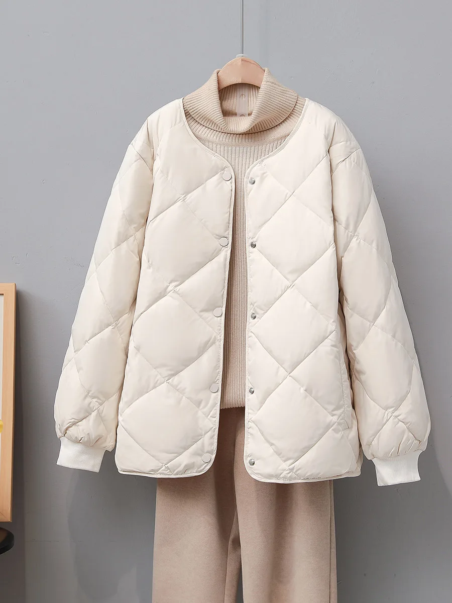 

2023 Women's Clothing Diamond Fashion down Jacket Winter New