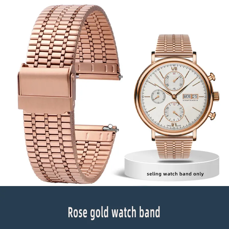 Correa de reloj de acero inoxidable de 18 mm, 20 mm y 22 mm con barra de resorte de liberación rápida para Samsung, Huawei WATCH GT3