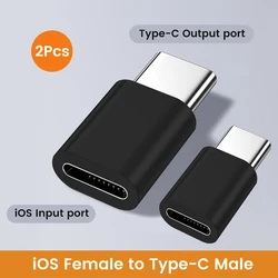 High - Speed USB C to Lightning Adapter for Fast Charging and Data Transfer (Black 2)