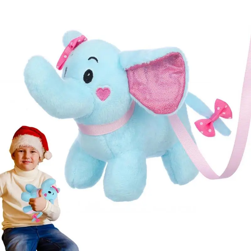 

Elephant Stuffed Animals Blue Super Soft Plush Baby Elephant Toy Huggable And Comfortable Animal Baby Toy Plush For Baby Boys