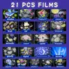Galaxy Solar System Projector Nightlights 360°Rotating 21 Films Kids Star Night Light Projector for Bedroom Home Decoration lamp 5