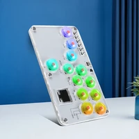 Leverless Controller Fight Sticks  RGB Arcade Fightstick Stickless Arcade Stick Keyboard Rims Button for PS4/PS3/Switch/PC - Image 2