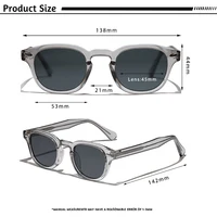 CATERSIDE Retro Round Men Sunglasses Punk Propionic Acid Pin Temple Luxury Sun Glasses Women Sports Leisure Party Eyewear UV400 - Image 6
