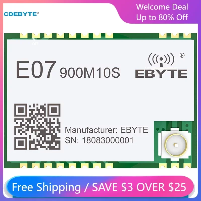 

CC1101 беспроводной радиочастотный модуль SPI 10dBi 1,5 км, IPEX печать отверстия, стандартные антенны RSSI LQI, дальность передачи IoT