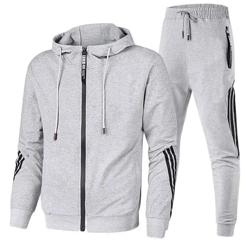 Outdoor men sweatshirt hoodie hooded sweatshirts new spring and autumn fashion plus size zipper hooded hoodies unisex sport trend casual solid color personality coat