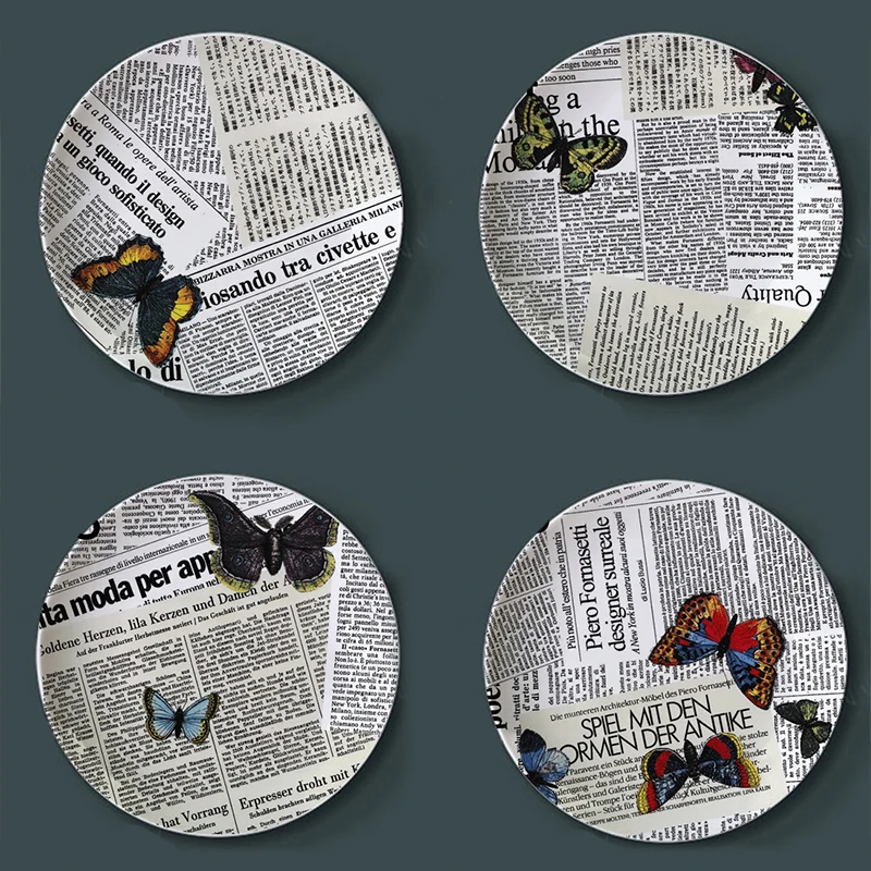 

Posters, newspapers, series plates, Italian designers, Nordic hanging plates, retro ceramic plates and plates vajillas pratos