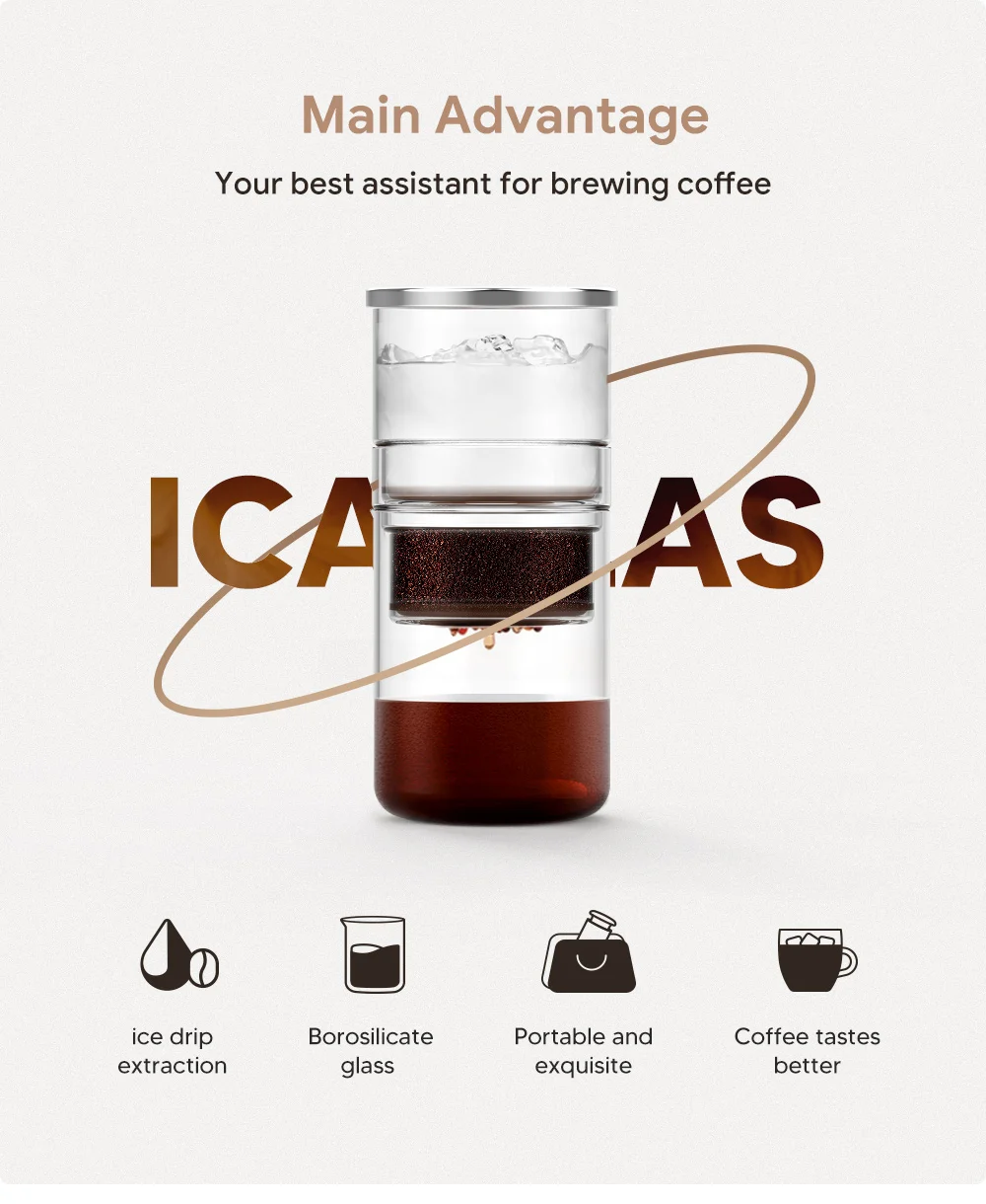 MICO-ICE pro ice drip coffee maker, cold brew