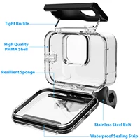 Case Waterproof for GoPro Hero 13 12 11 10 9 Black  60M Housing Diving Protective Anti-Drop Protective Shell Scratch Avoidance - Image 5