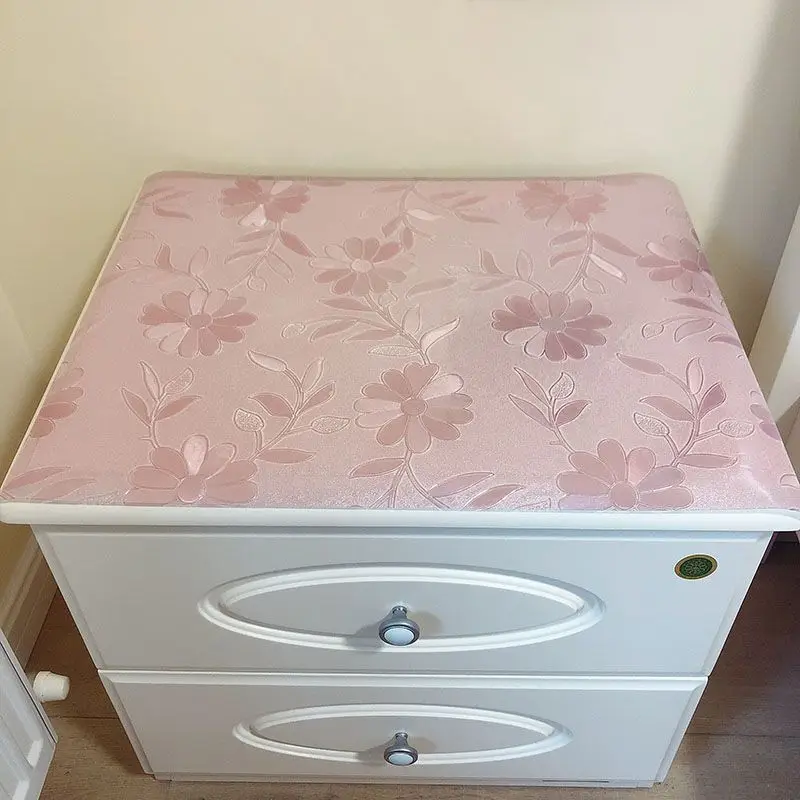 Soft glass tablecloth waterproof anti-ironing anti-oil tea several table pads Nightstand TV cabinet Shoe cabinet tablecloth