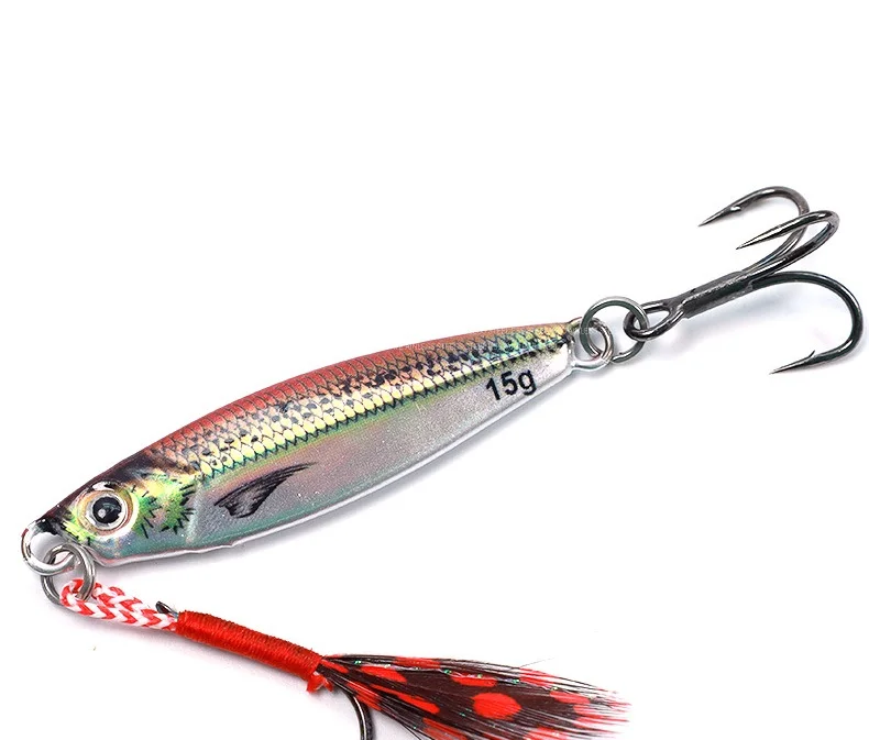 Description Picture 2 of item7g10g15g20g Jigging Fishing Lures Metal Jig Jerkbait 3D Printing Sardine Fish Bait Isca Artificial Pesca Whopper Plopper Bass