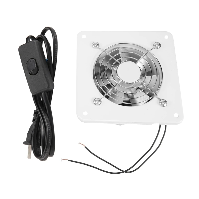 

4 Inch Inline Duct Fan Air Ventilator Metal Pipe Ventilation Exhaust Fan Extractor Bathroom Fan Duct Fan Accessories