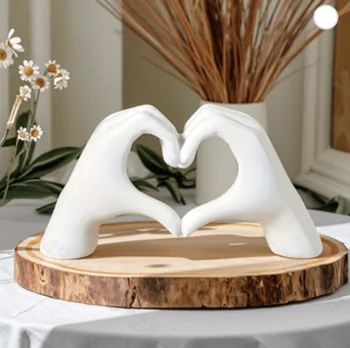 Heart Hand Sculpture 1