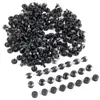 100PCS Short Post Black Steel Chicago Screw Set Cross Head For DIY Belt Loops Clips Kydex Sheaths Holsters Pouch 1